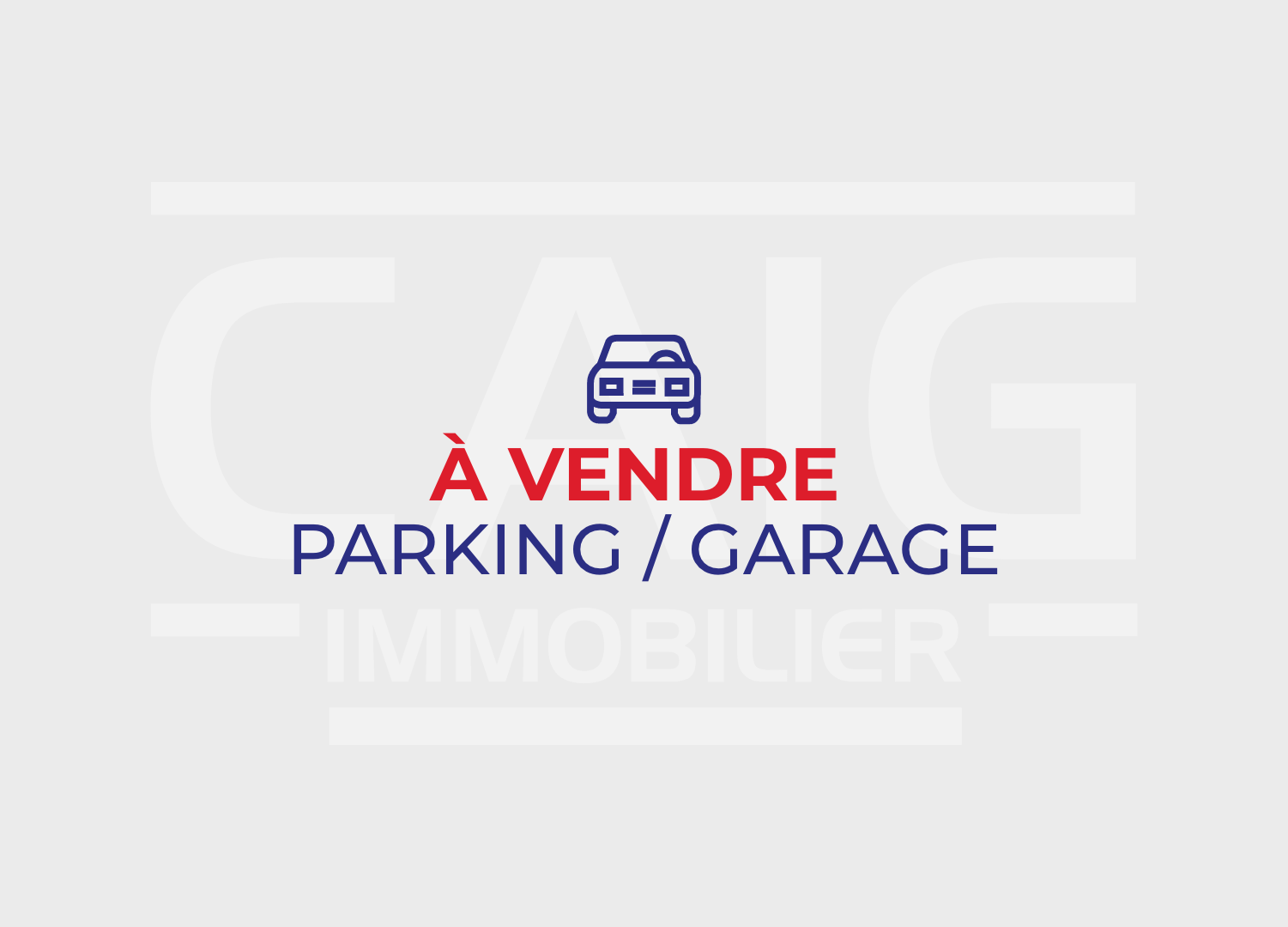 CAIG Achat parking garage - Réf n° 4_7120